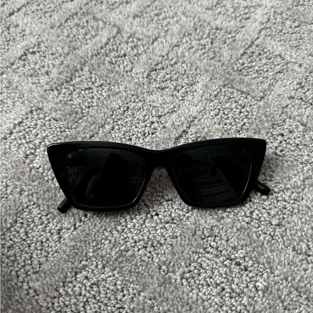 Saint Laurent Mica cat-eye acetate sunglasses - Picture 7 of 8